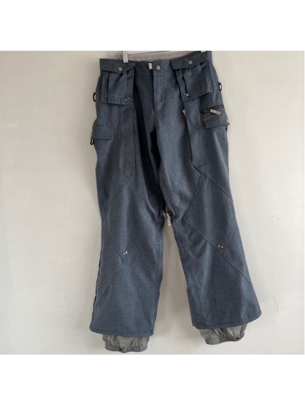 Burton Snowboard Pants - Men's Size S - Blue/Gray